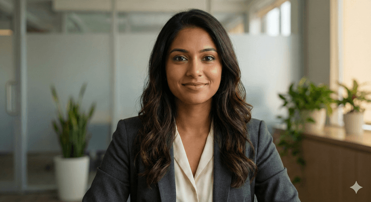 AI interviewer portrait