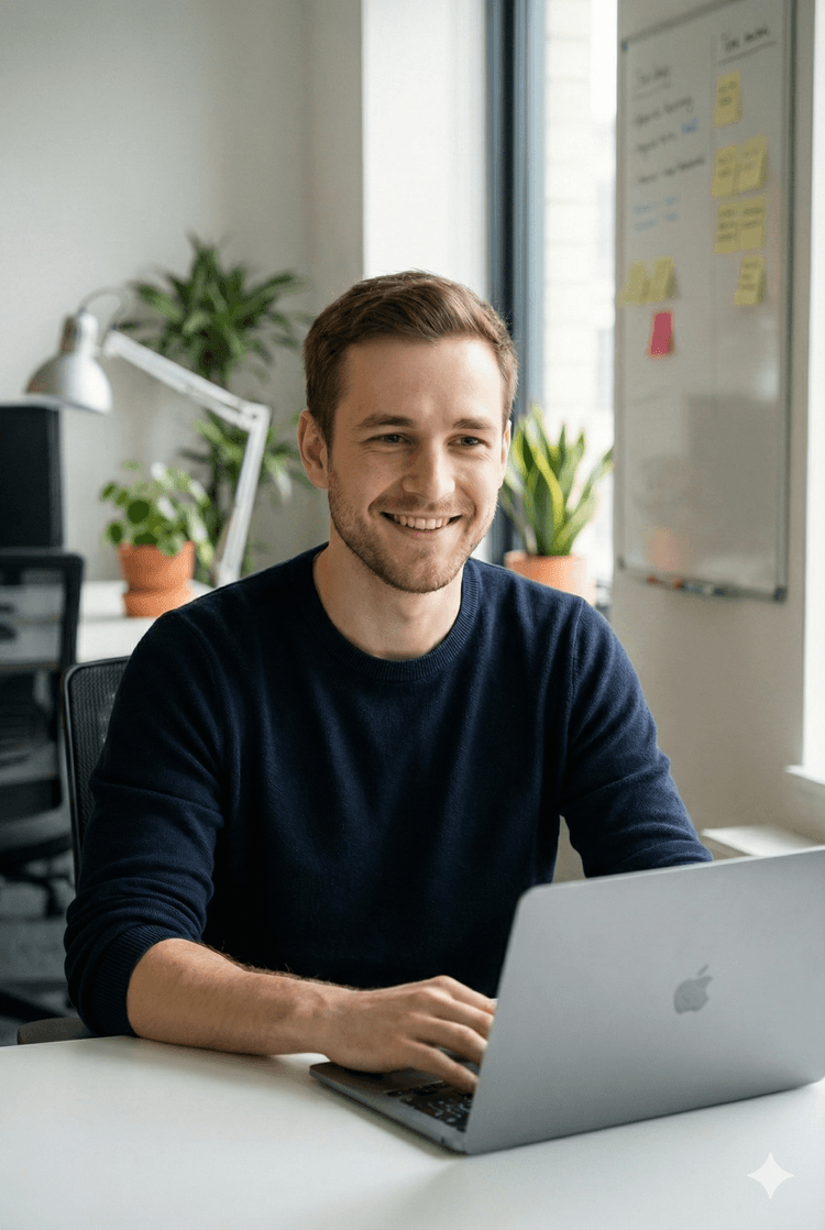 AI interviewer portrait