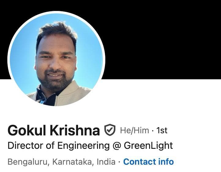 LinkedIn header testimonial